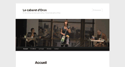 Desktop Screenshot of cabaretdoron.ch