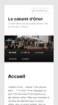 Mobile Screenshot of cabaretdoron.ch