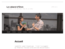 Tablet Screenshot of cabaretdoron.ch